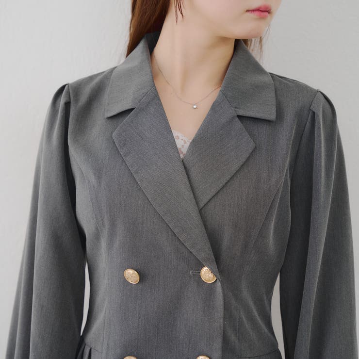 テーラードプリーツミニワンピース | NICE CLAUP / OLIVE des OLIVE　OUTLET | 詳細画像49 