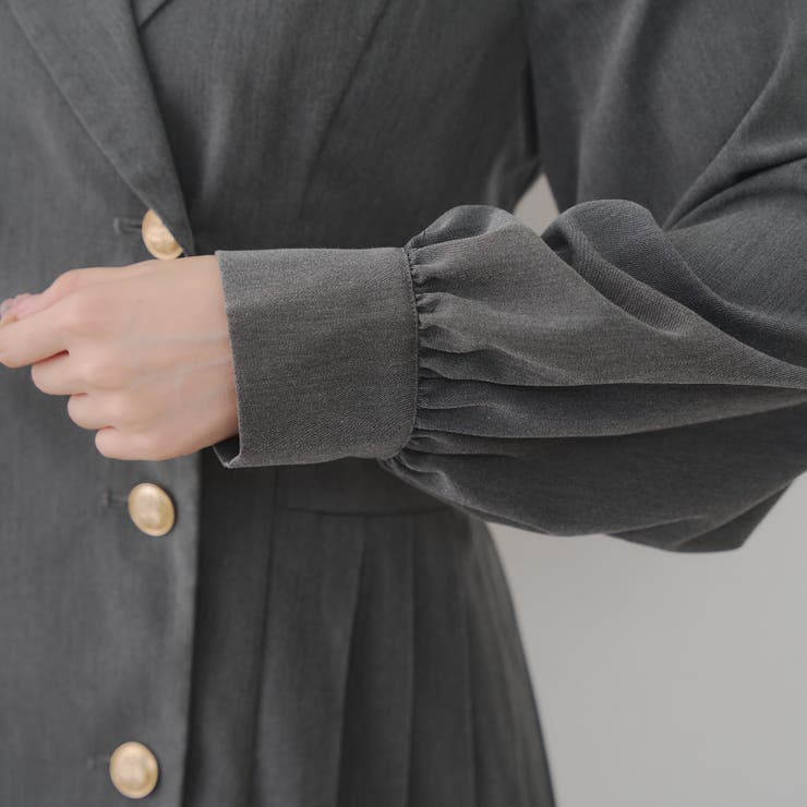 テーラードプリーツミニワンピース | NICE CLAUP / OLIVE des OLIVE　OUTLET | 詳細画像50 