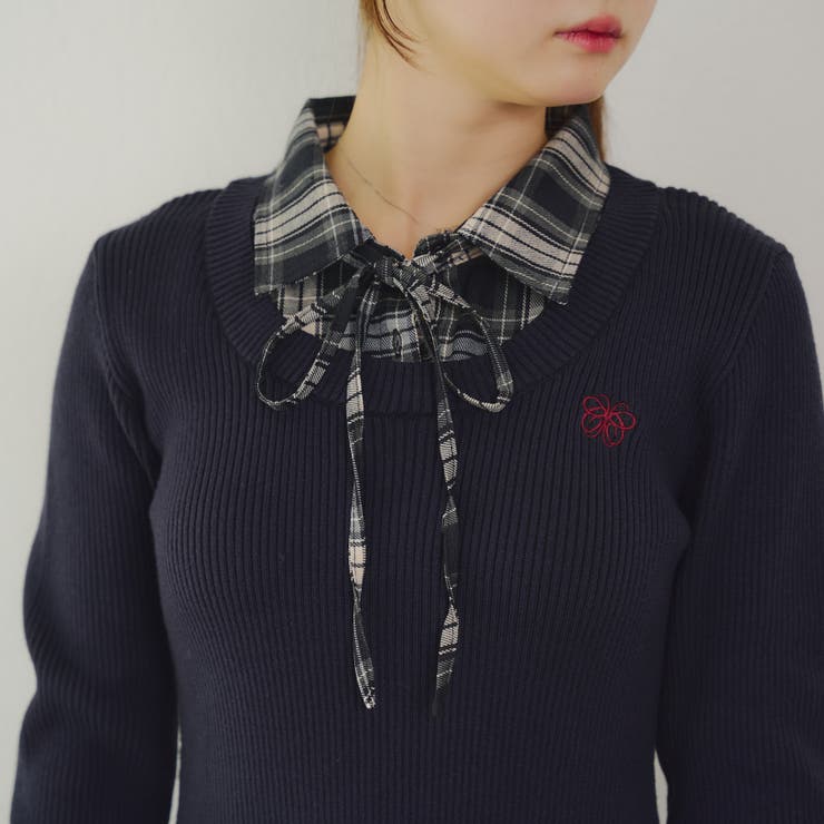 裾プリーツドッキングミニワンピース | NICE CLAUP / OLIVE des OLIVE　OUTLET | 詳細画像40 