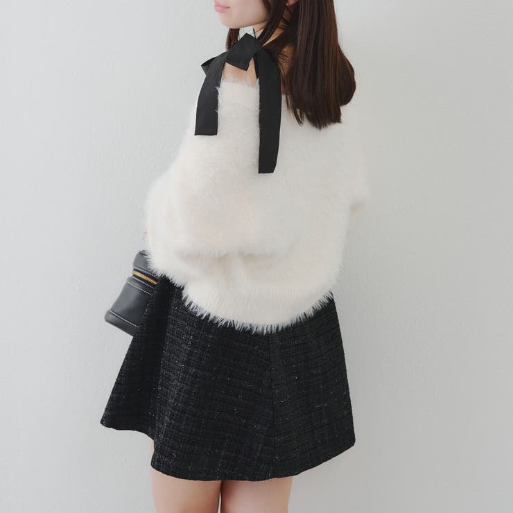 【ツイードコレクション】肩リボンミニジャンスカ | RMAF　NICE CLAUP / OLIVE des OLIVE | 詳細画像41 