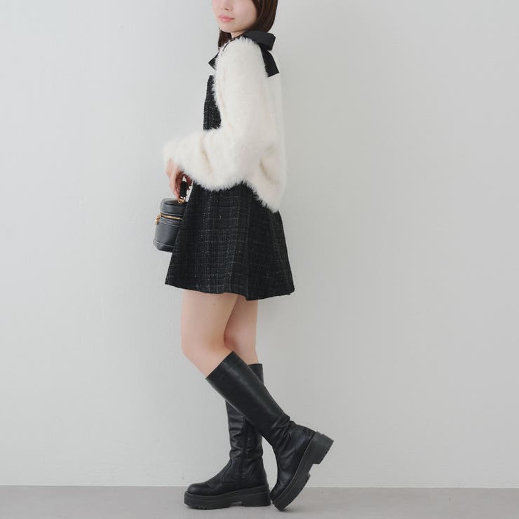 【ツイードコレクション】肩リボンミニジャンスカ | RMAF　NICE CLAUP / OLIVE des OLIVE | 詳細画像44 