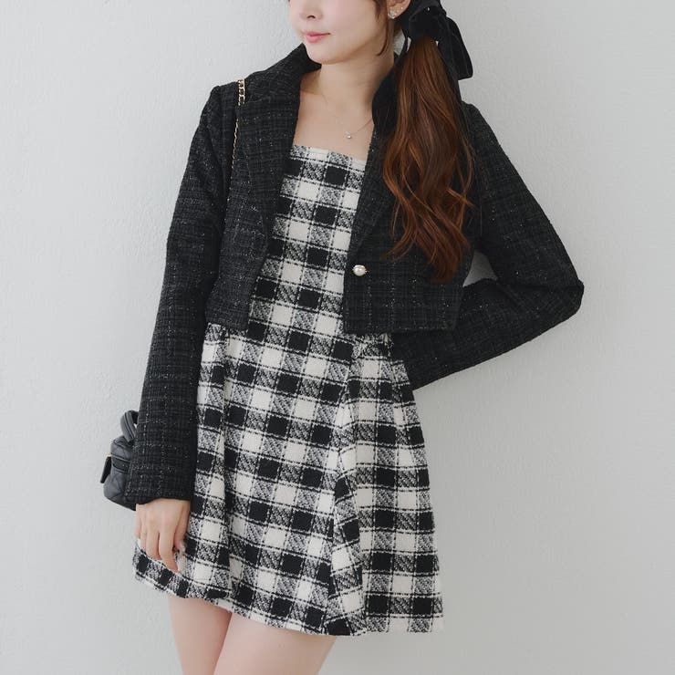 【ツイードコレクション】肩リボンミニジャンスカ | RMAF　NICE CLAUP / OLIVE des OLIVE | 詳細画像47 