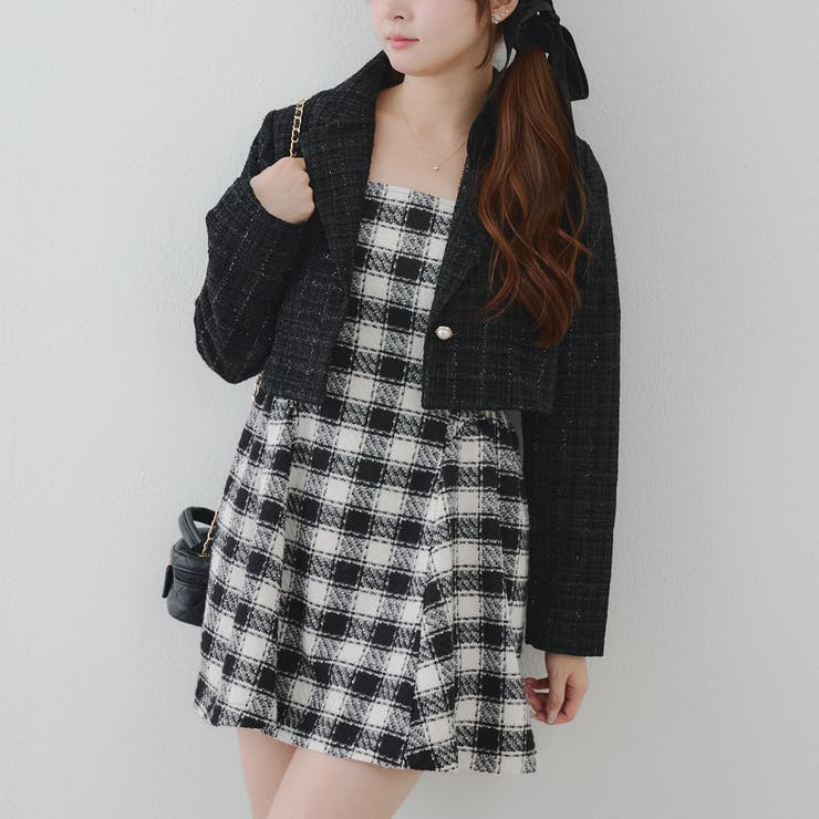 【ツイードコレクション】肩リボンミニジャンスカ | RMAF　NICE CLAUP / OLIVE des OLIVE | 詳細画像48 