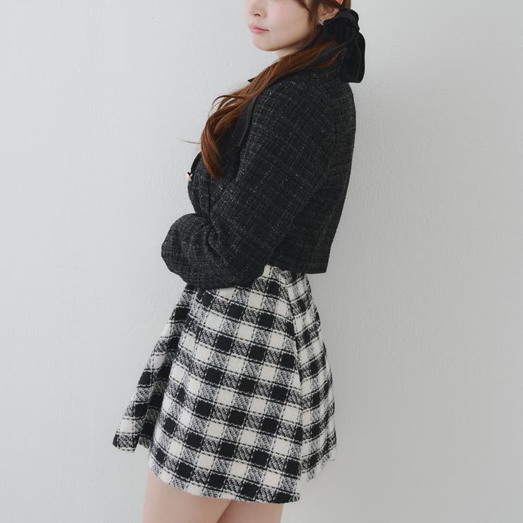 【ツイードコレクション】肩リボンミニジャンスカ | RMAF　NICE CLAUP / OLIVE des OLIVE | 詳細画像49 