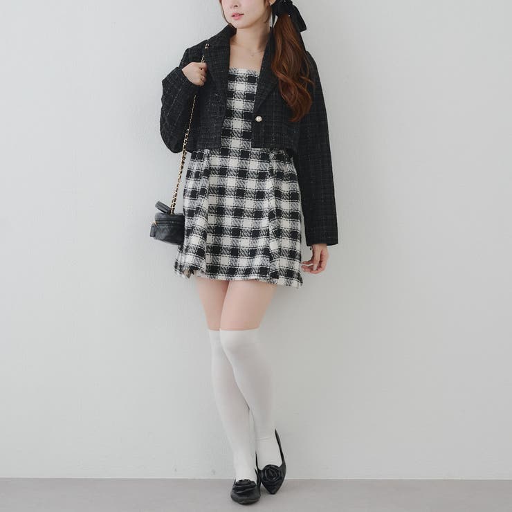 【ツイードコレクション】肩リボンミニジャンスカ | RMAF　NICE CLAUP / OLIVE des OLIVE | 詳細画像50 