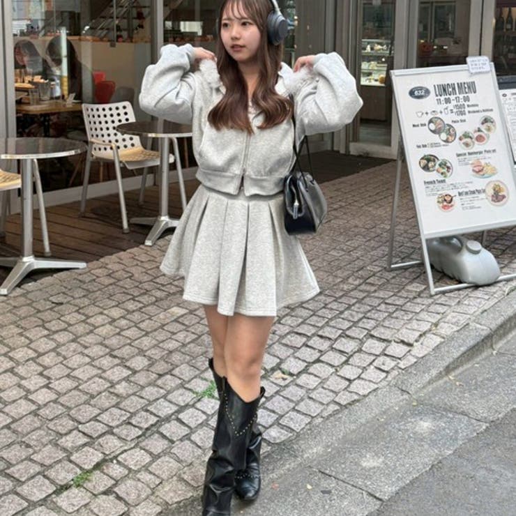 【セットアップ】ファーパーカー×ミニスカート | RMAF　NICE CLAUP / OLIVE des OLIVE | 詳細画像17 
