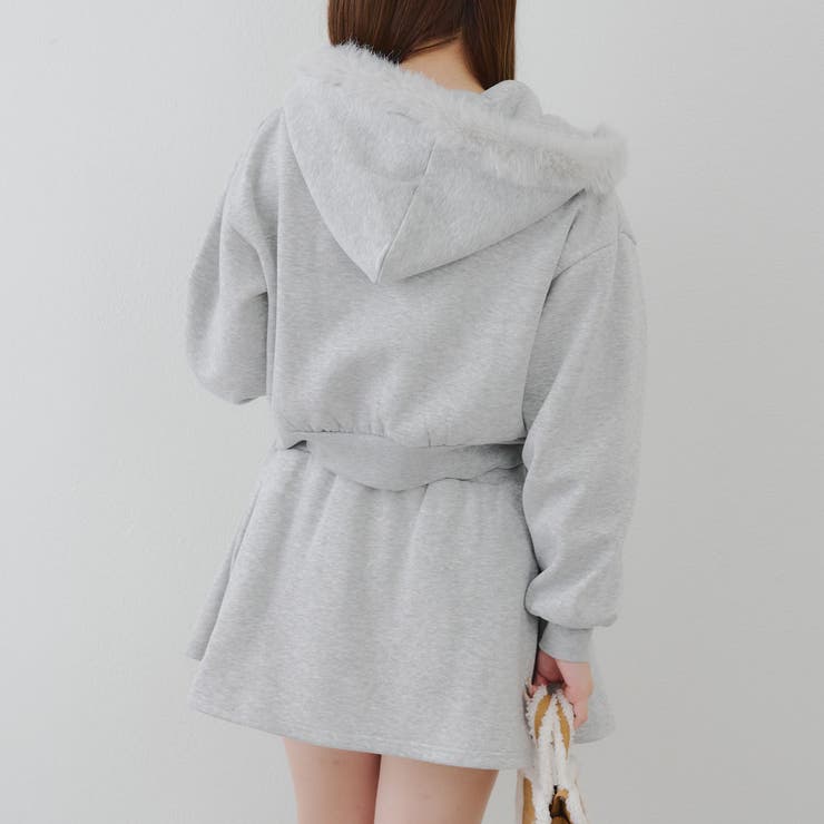 【セットアップ】ファーパーカー×ミニスカート | RMAF　NICE CLAUP / OLIVE des OLIVE | 詳細画像26 