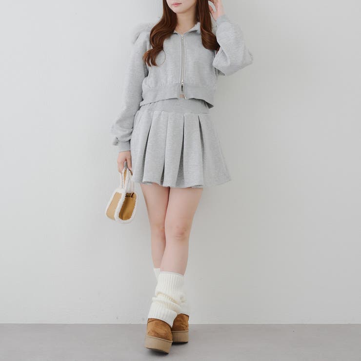 【セットアップ】ファーパーカー×ミニスカート | RMAF　NICE CLAUP / OLIVE des OLIVE | 詳細画像28 