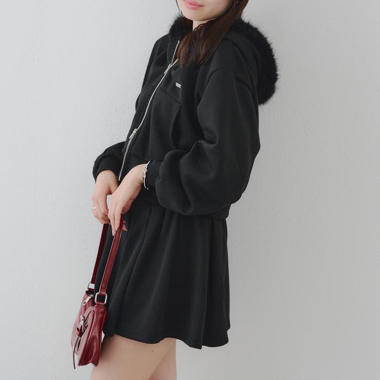 【セットアップ】ファーパーカー×ミニスカート | RMAF　NICE CLAUP / OLIVE des OLIVE | 詳細画像33 