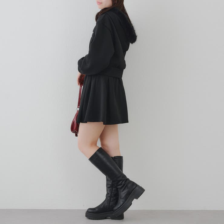 【セットアップ】ファーパーカー×ミニスカート | RMAF　NICE CLAUP / OLIVE des OLIVE | 詳細画像37 