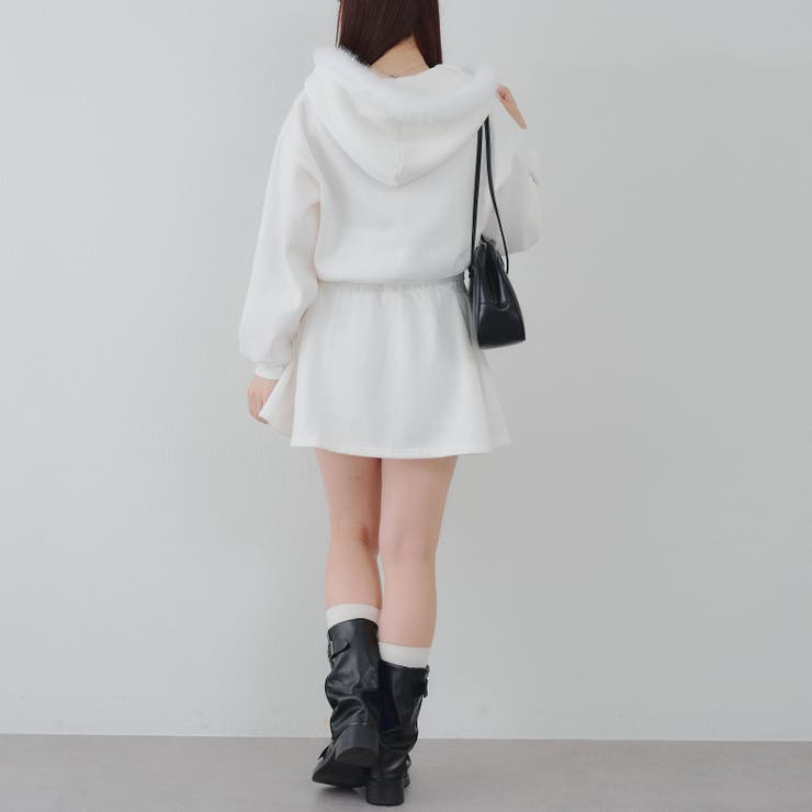 【セットアップ】ファーパーカー×ミニスカート | RMAF　NICE CLAUP / OLIVE des OLIVE | 詳細画像45 
