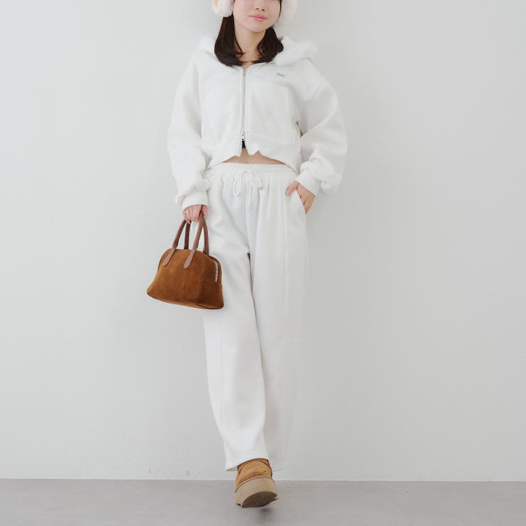 ホワイト系 | 【セットアップ】ファーパーカー×ミニスカート | RMAF　NICE CLAUP / OLIVE des OLIVE