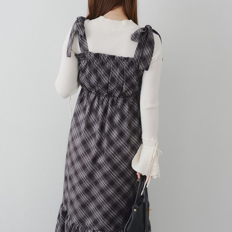 肩リボンシャーリングワンピース | RMAF　NICE CLAUP / OLIVE des OLIVE | 詳細画像10 