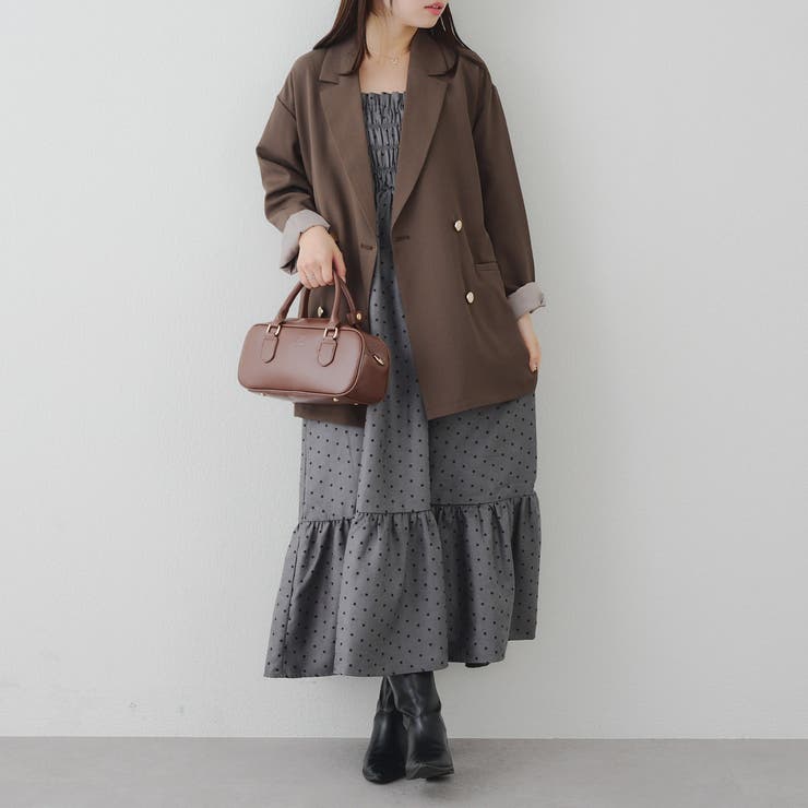 肩リボンシャーリングワンピース | RMAF　NICE CLAUP / OLIVE des OLIVE | 詳細画像19 