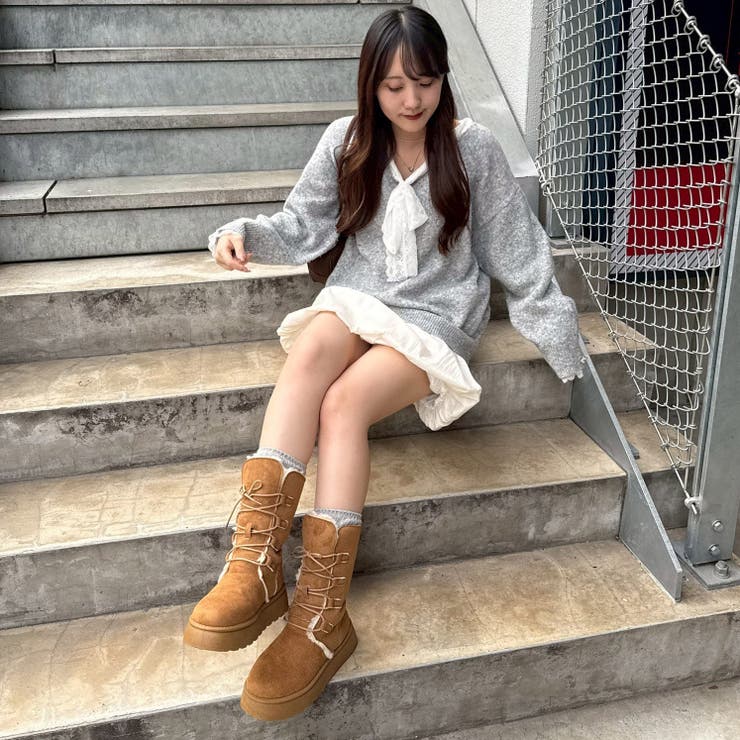 【リボンコレクション】裾バルーンミニワンピース | RMAF　NICE CLAUP / OLIVE des OLIVE | 詳細画像11 