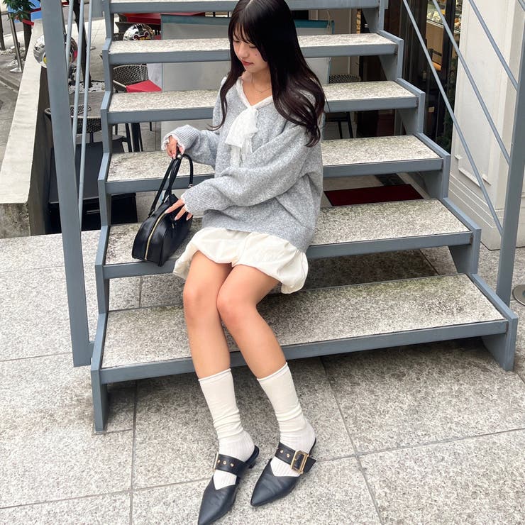 【リボンコレクション】裾バルーンミニワンピース | RMAF　NICE CLAUP / OLIVE des OLIVE | 詳細画像15 