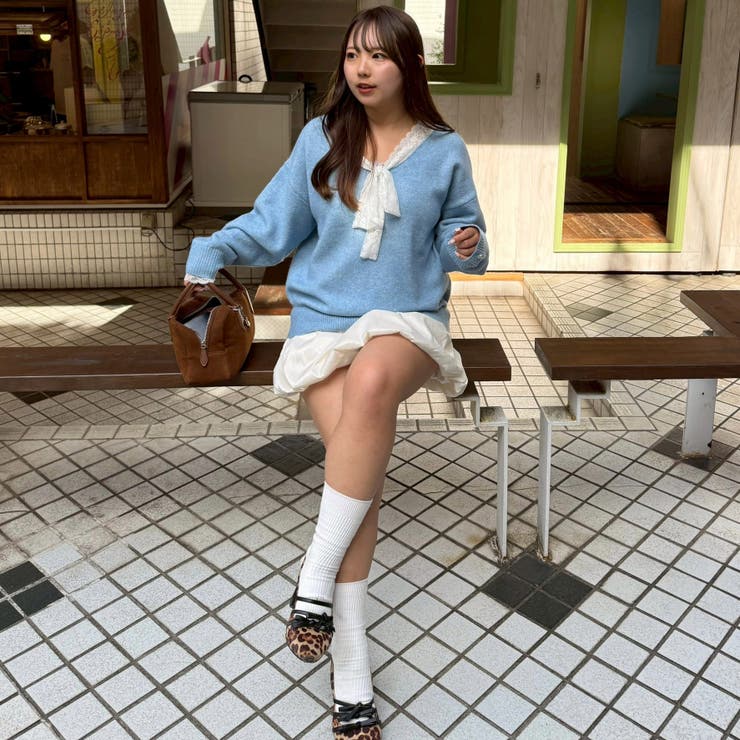 【リボンコレクション】裾バルーンミニワンピース | RMAF　NICE CLAUP / OLIVE des OLIVE | 詳細画像20 