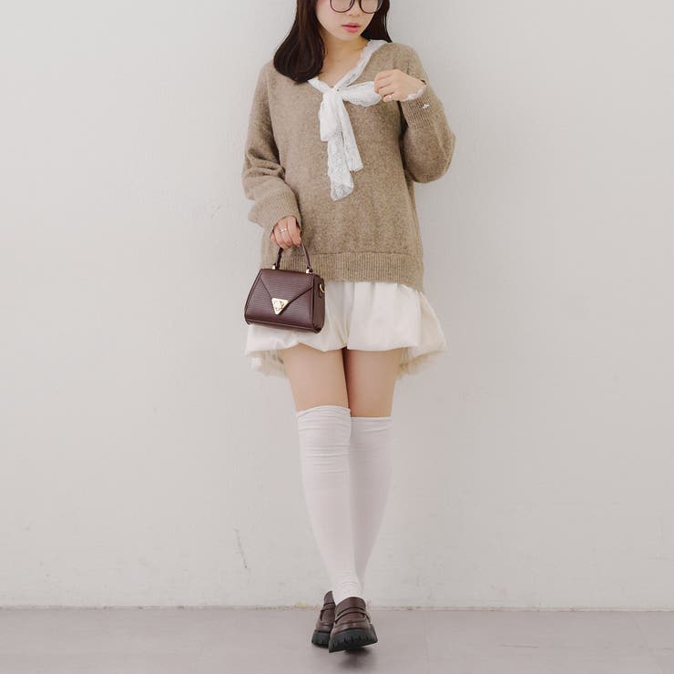 【リボンコレクション】裾バルーンミニワンピース | RMAF　NICE CLAUP / OLIVE des OLIVE | 詳細画像36 