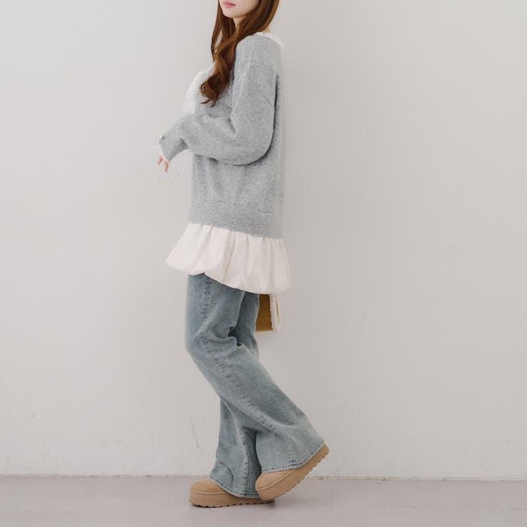 【リボンコレクション】裾バルーンミニワンピース | RMAF　NICE CLAUP / OLIVE des OLIVE | 詳細画像44 