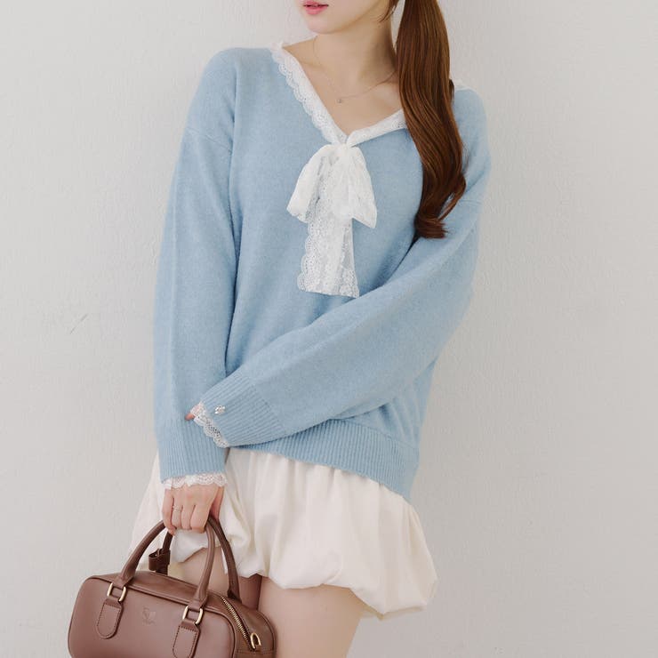 【リボンコレクション】裾バルーンミニワンピース | RMAF　NICE CLAUP / OLIVE des OLIVE | 詳細画像49 