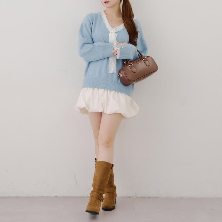 【リボンコレクション】裾バルーンミニワンピース | RMAF　NICE CLAUP / OLIVE des OLIVE | 詳細画像52 