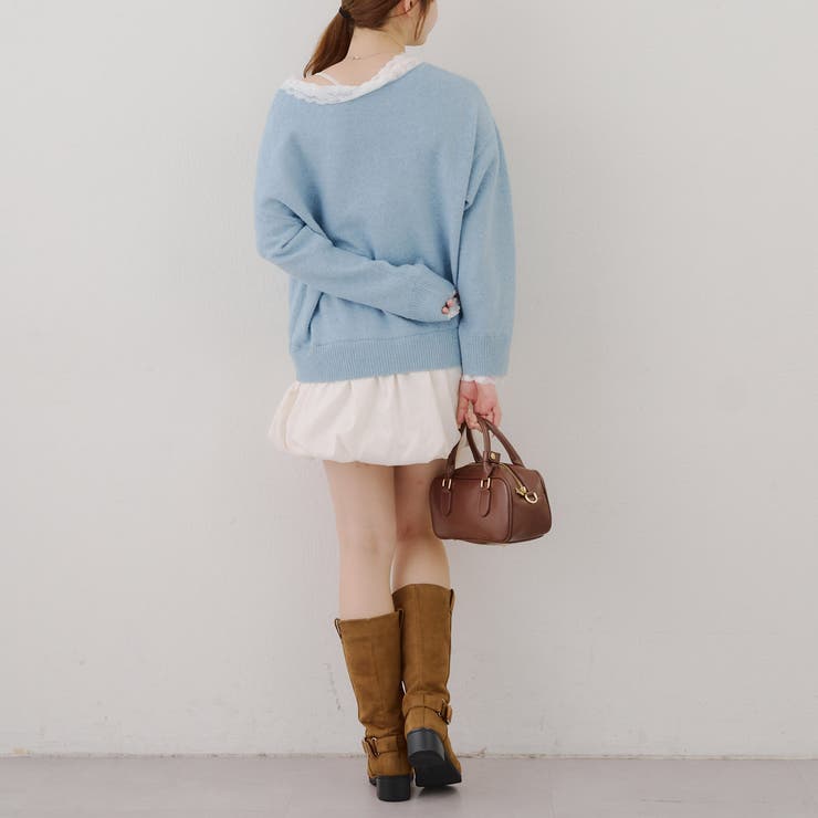 【リボンコレクション】裾バルーンミニワンピース | RMAF　NICE CLAUP / OLIVE des OLIVE | 詳細画像55 