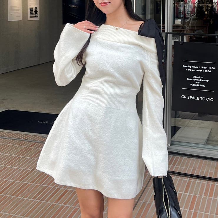 【リボンコレクション】マルチウェイニットワンピース | RMAF　NICE CLAUP / OLIVE des OLIVE | 詳細画像11 