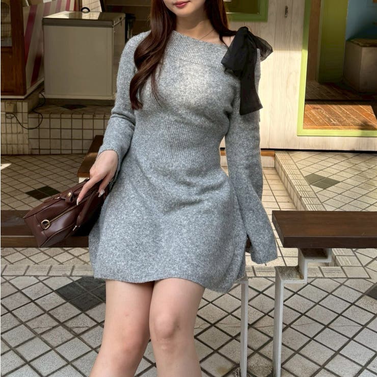 【リボンコレクション】マルチウェイニットワンピース | RMAF　NICE CLAUP / OLIVE des OLIVE | 詳細画像17 