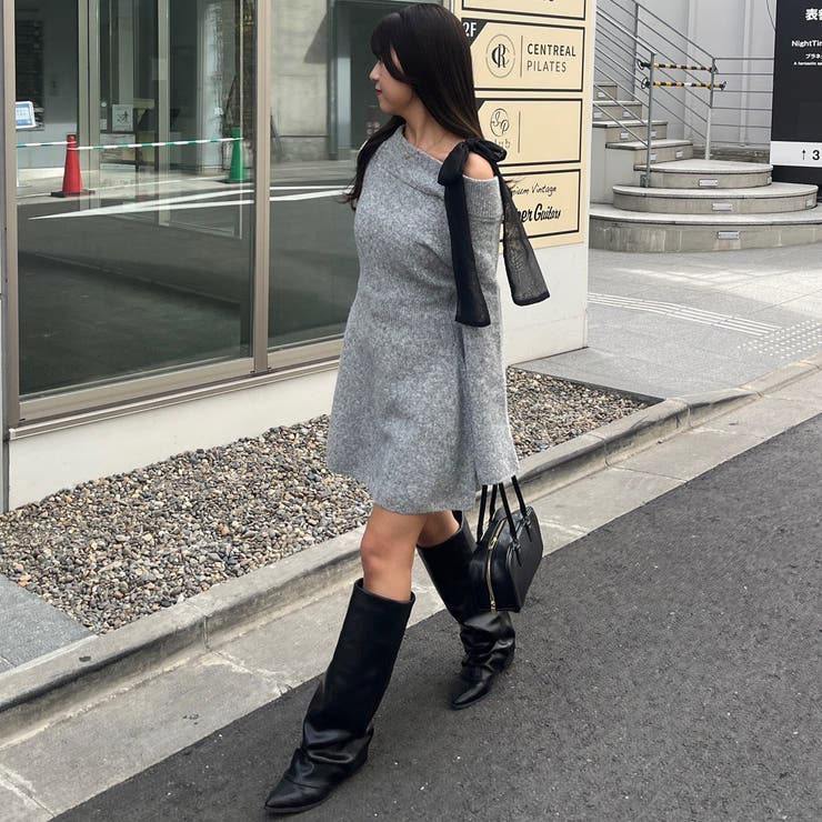 【リボンコレクション】マルチウェイニットワンピース | RMAF　NICE CLAUP / OLIVE des OLIVE | 詳細画像20 