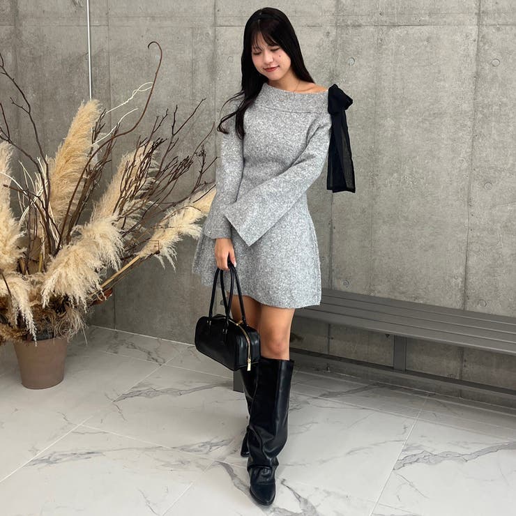 【リボンコレクション】マルチウェイニットワンピース | RMAF　NICE CLAUP / OLIVE des OLIVE | 詳細画像23 