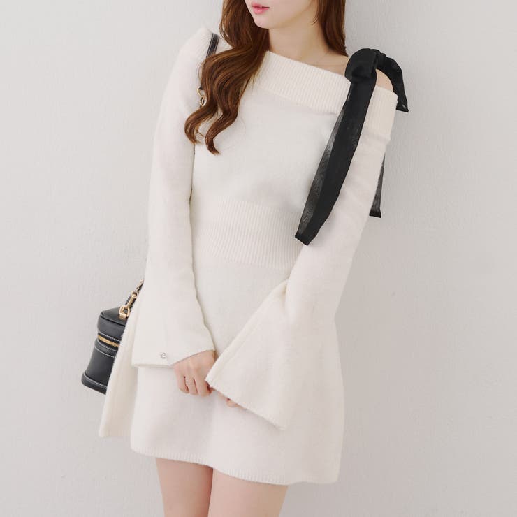 【リボンコレクション】マルチウェイニットワンピース | RMAF　NICE CLAUP / OLIVE des OLIVE | 詳細画像33 