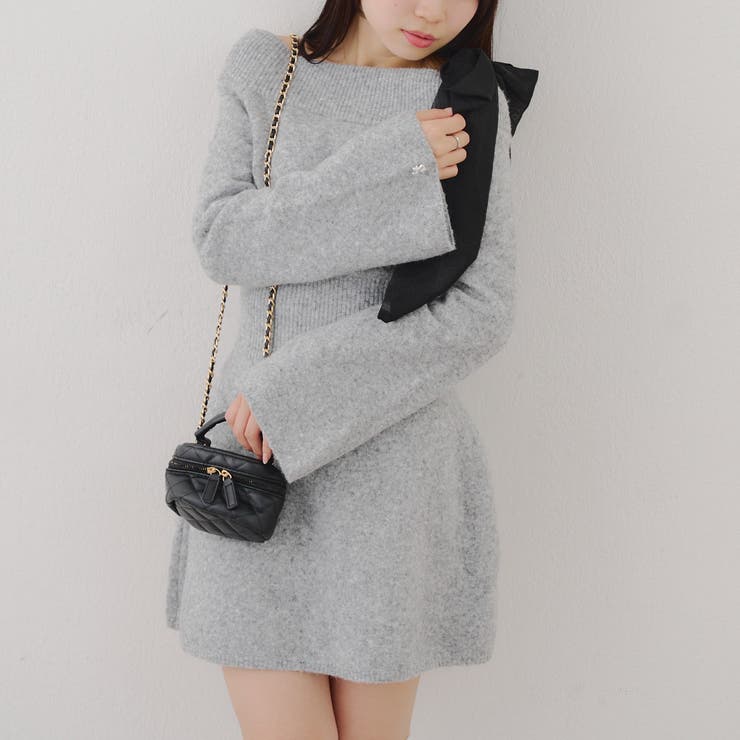 【リボンコレクション】マルチウェイニットワンピース | RMAF　NICE CLAUP / OLIVE des OLIVE | 詳細画像42 