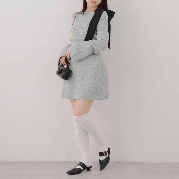 【リボンコレクション】マルチウェイニットワンピース | RMAF　NICE CLAUP / OLIVE des OLIVE | 詳細画像46 