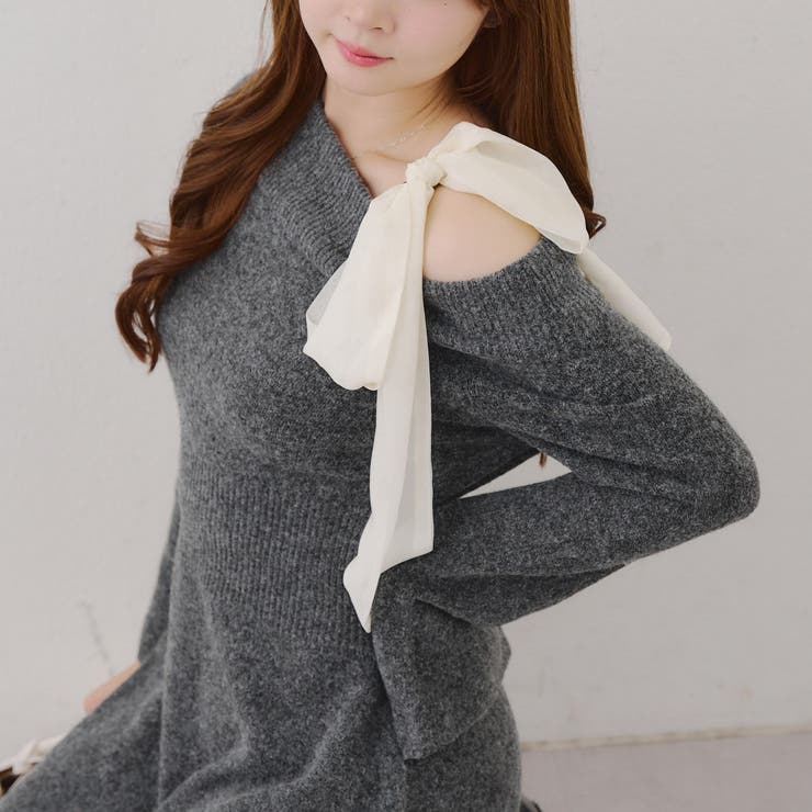 【リボンコレクション】マルチウェイニットワンピース | RMAF　NICE CLAUP / OLIVE des OLIVE | 詳細画像47 