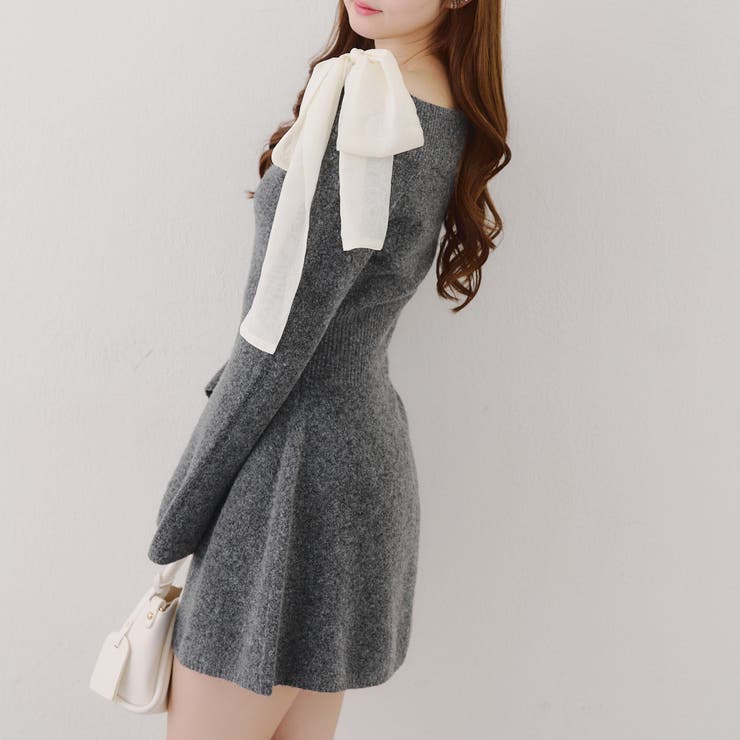 【リボンコレクション】マルチウェイニットワンピース | RMAF　NICE CLAUP / OLIVE des OLIVE | 詳細画像52 