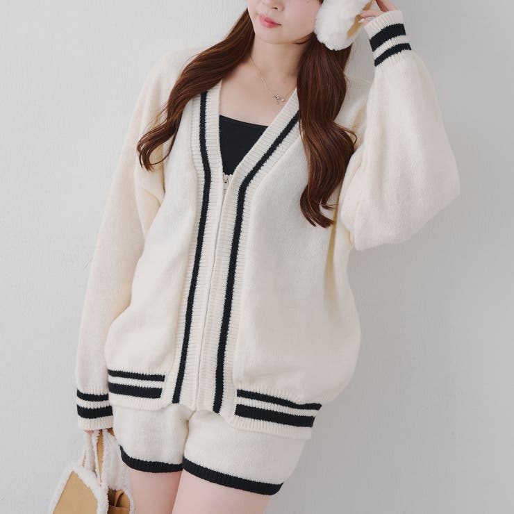 【セットアップ】ジップカーディガン&ショーパンセット | RMAF　NICE CLAUP / OLIVE des OLIVE | 詳細画像9 