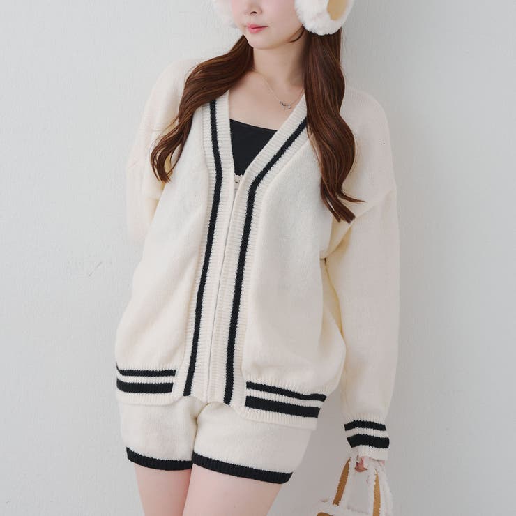 【セットアップ】ジップカーディガン&ショーパンセット | RMAF　NICE CLAUP / OLIVE des OLIVE | 詳細画像10 