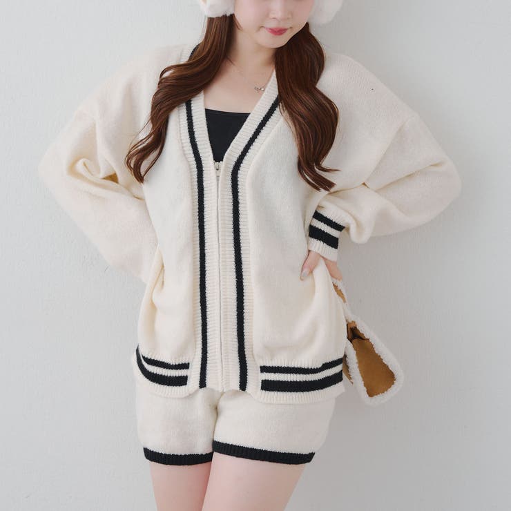 【セットアップ】ジップカーディガン&ショーパンセット | RMAF　NICE CLAUP / OLIVE des OLIVE | 詳細画像11 