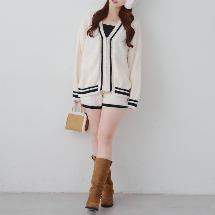 【セットアップ】ジップカーディガン&ショーパンセット | RMAF　NICE CLAUP / OLIVE des OLIVE | 詳細画像14 