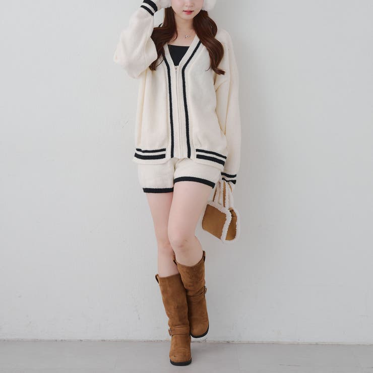 【セットアップ】ジップカーディガン&ショーパンセット | RMAF　NICE CLAUP / OLIVE des OLIVE | 詳細画像15 