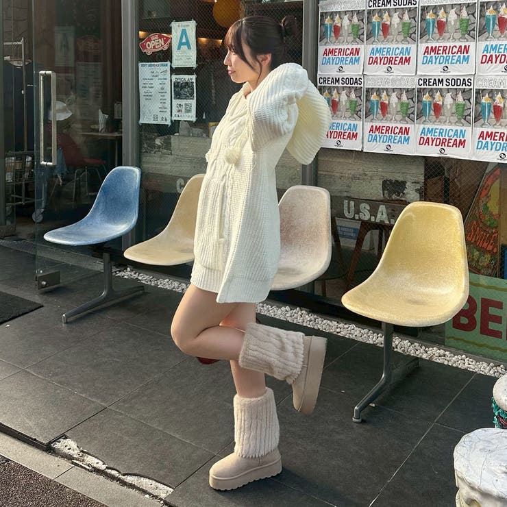 モールケーブルパーカーミニワンピース | RMAF　NICE CLAUP / OLIVE des OLIVE | 詳細画像11 