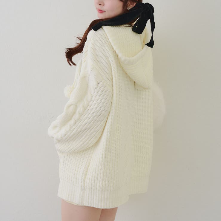 モールケーブルパーカーミニワンピース | RMAF　NICE CLAUP / OLIVE des OLIVE | 詳細画像18 