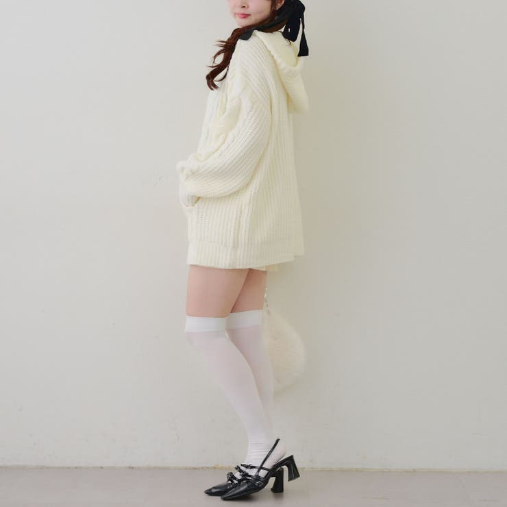 モールケーブルパーカーミニワンピース | RMAF　NICE CLAUP / OLIVE des OLIVE | 詳細画像22 