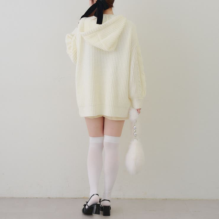 モールケーブルパーカーミニワンピース | RMAF　NICE CLAUP / OLIVE des OLIVE | 詳細画像23 