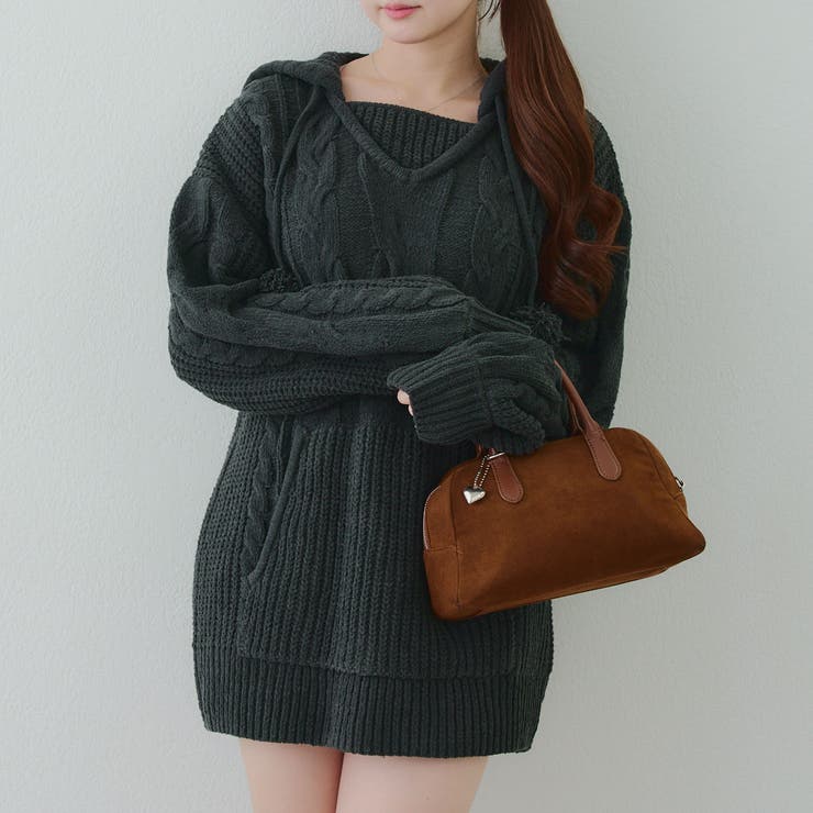 モールケーブルパーカーミニワンピース | RMAF　NICE CLAUP / OLIVE des OLIVE | 詳細画像27 