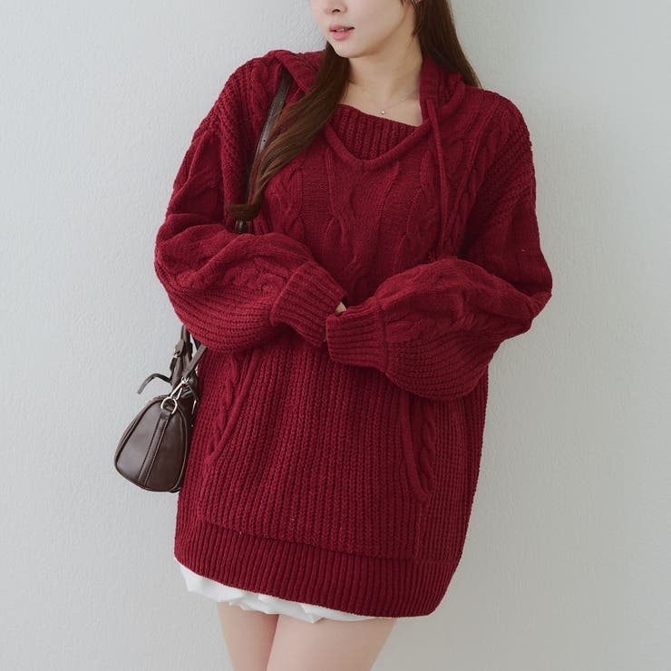 モールケーブルパーカーミニワンピース | RMAF　NICE CLAUP / OLIVE des OLIVE | 詳細画像37 