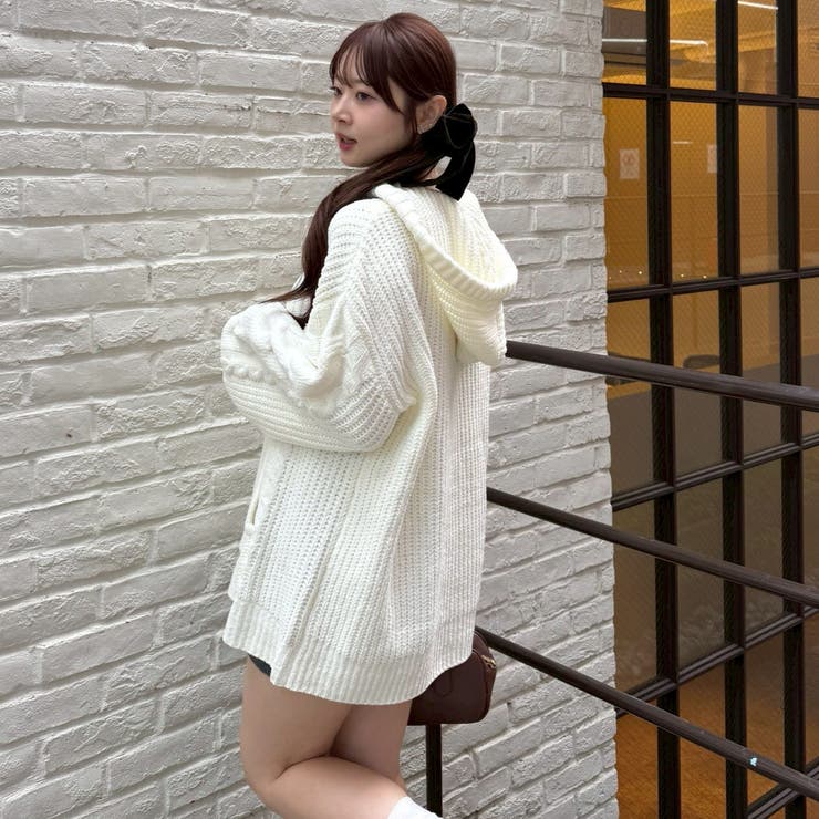 モールケーブルパーカーミニワンピース | RMAF　NICE CLAUP / OLIVE des OLIVE | 詳細画像5 