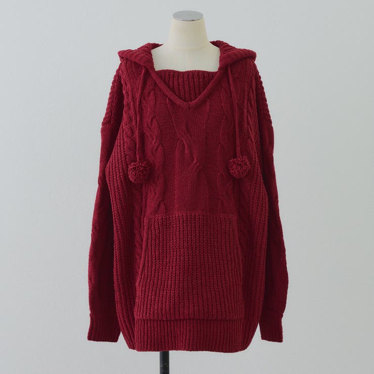 モールケーブルパーカーミニワンピース | RMAF　NICE CLAUP / OLIVE des OLIVE | 詳細画像45 