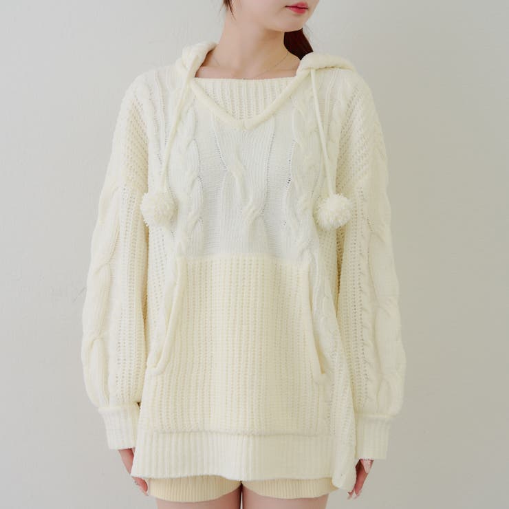 モールケーブルパーカーミニワンピース | RMAF　NICE CLAUP / OLIVE des OLIVE | 詳細画像47 