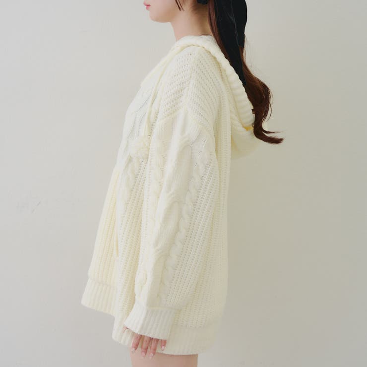 モールケーブルパーカーミニワンピース | RMAF　NICE CLAUP / OLIVE des OLIVE | 詳細画像48 